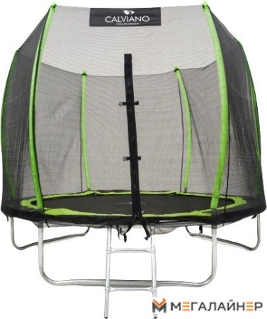 Батут Calviano Outside Master Green 312 см - 10ft (внешняя сетка, с лестницей)