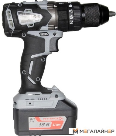 Ударная дрель-шуруповерт Интерскол ДАУ-13/18В 574.2.2.70 (с 2-мя АКБ, кейс) купить в Минске с доставкой