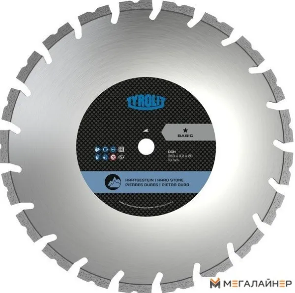 Отрезной диск алмазный Tyrolit Basic DCH 350x3.2/2.4x20 34501474 купить в Минске с доставкой