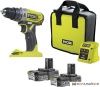 Ударный шуруповерт Ryobi R18PD2-220S 5133004459 (с 2-мя АКБ, сумка) купить в Минске с доставкой
