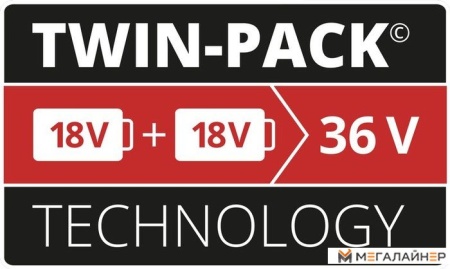 Набор аккумуляторов Einhell Twinpack 4511526 (18В/5.2 Ah) купить в Минске с доставкой