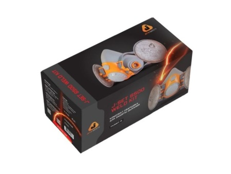 Полумаска 6500 с фильтрами P3R 2шт. Jeta Safety (комплект сварщика) (р-р L, подходит для методов сварки: MIG, TIG, MMA, Stick, PLASMA) WeldKit6500-L