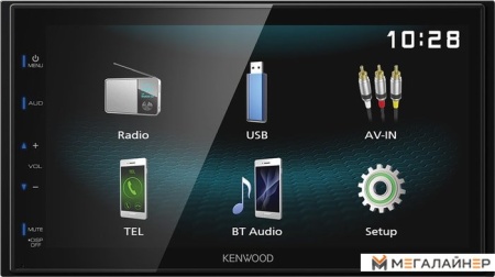 USB-магнитола Kenwood DMX120BT