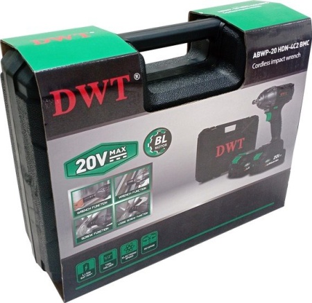 Гайковерт DWT ABWP-20 HDN-4C2 BMC (с 2-мя АКБ, кейс) купить в Минске с доставкой