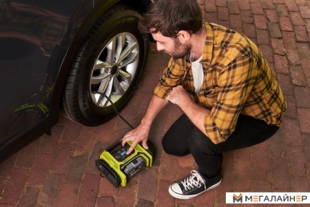 Автомобильный компрессор Ryobi R18MI-0 (без аккумулятора)
