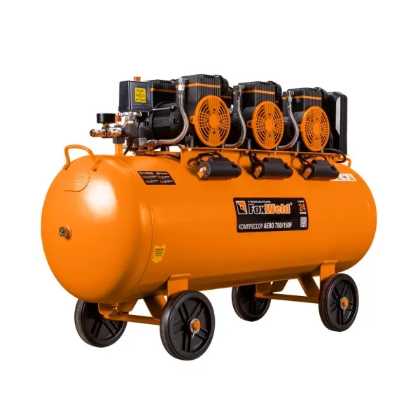 Компрессор безмасляный FoxWeld AERO 750/150F
