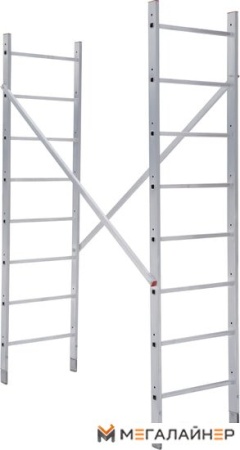 Лестница-помост Новая высота NV 2420 (2x8 ступеней) купить в Минске с доставкой