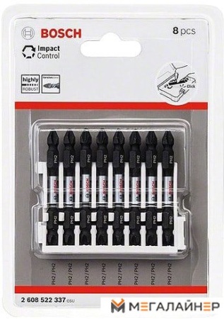 Набор бит Bosch 2608522337 (8 предметов) купить в Минске с доставкой