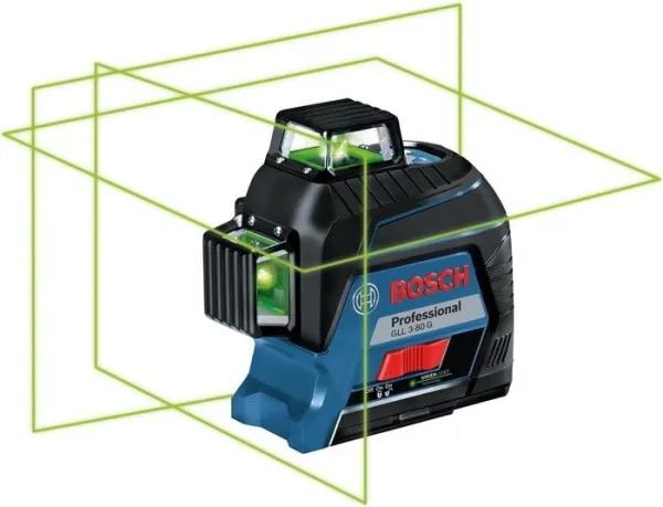 Купить Лазерный нивелир Bosch GLL 3-80 G Professional 0601063Y00 (кейс, лазерная мишень) в Минске с доставкой