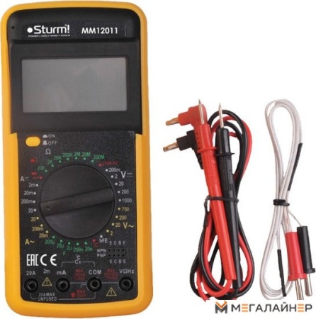 Купить Мультиметр Sturm MM12011 в Минске с доставкой