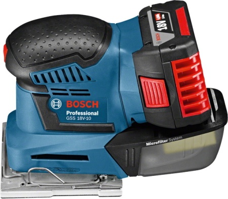 Виброшлифмашина Bosch GSS 18V-10 Professional [06019D0200]