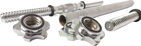 Гриф гантельный Ametist Набор гантельных грифов с соединительным коннектором 40 см (металл) 2039587191427