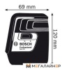 Купить Лазерный нивелир Bosch GLL 3 X Professional [0601063CJ0] в Минске с доставкой
