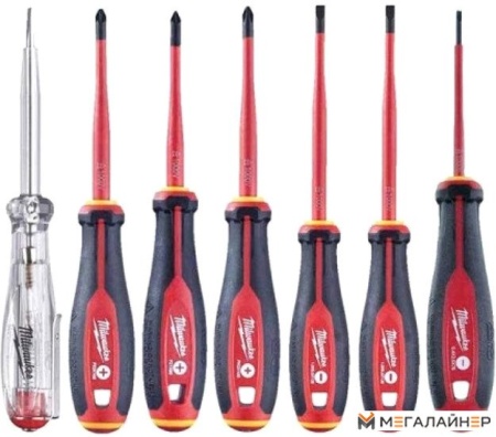 Набор отверток Milwaukee 4932478738 (7 предметов) купить в Минске с доставкой