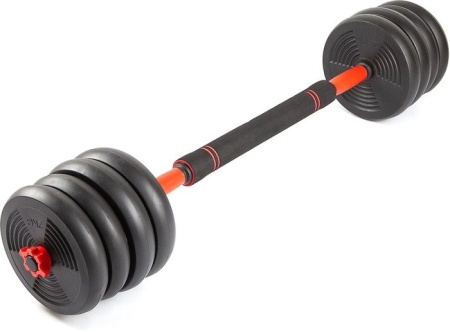 Штанга с гантелями TREX Sport 6 в 1 30 кг