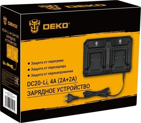Зарядное устройство Deko DC20-Li 083-1051 (20В) купить в Минске с доставкой