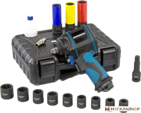 Пневматический гайковерт GROSS G985K2 купить в Минске с доставкой