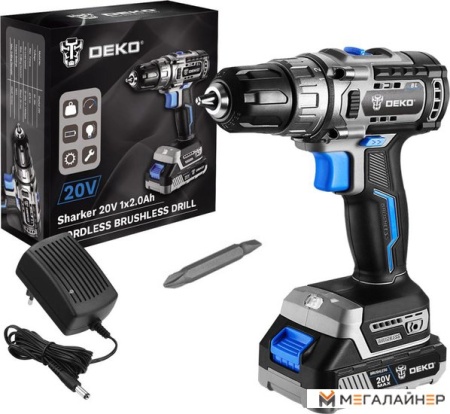 Дрель-шуруповерт Deko Sharker 063-4037 (с 1-им АКБ) купить в Минске с доставкой