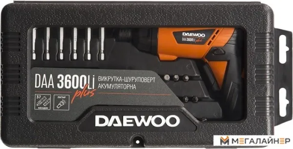 Электроотвертка Daewoo Power DAA 3600Li Plus (с АКБ) купить в Минске с доставкой