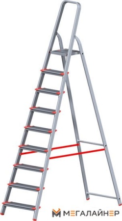 Лестница-стремянка Новая высота NV 511 алюминиевая индустриальная 10 ступеней (5110110) купить в Минске с доставкой