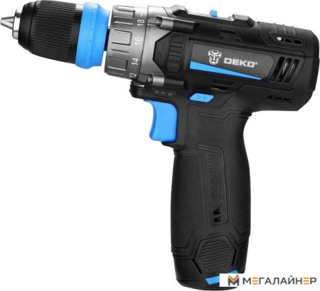 Дрель-шуруповерт Deko DKCD12V PRO 083-1004 (с 2-мя АКБ 1.5Ач, кейс) купить в Минске с доставкой