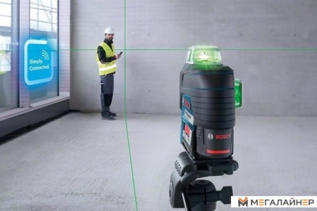 Купить Лазерный нивелир Bosch GLL 3-80 CG Professional (с держателем BM 1) в Минске с доставкой
