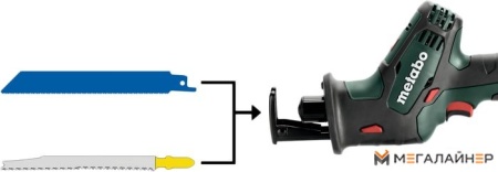 Сабельная пила Metabo SSE 18 LTX Compact (без АКБ) купить в Минске с доставкой