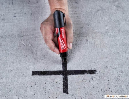 Купить Маркер Milwaukee Inkzall XL 4932471558 (черный) в Минске с доставкой