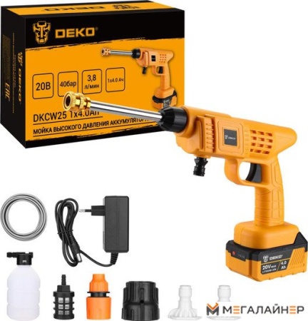 Мойка высокого давления Deko DKCW25 063-4490 (с 1-им АКБ) купить в Минске с доставкой