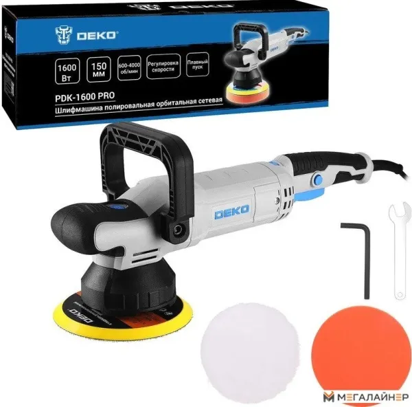Полировальная машина Deko PDK-1600 PRO 085-1065 купить в Минске с доставкой