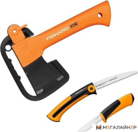 Туристический набор (топор+пила+нож) FISKARS 1057912 купить в Минске с доставкой