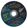 Круг отрезной (обдирочный) по металлу 125х6,0х22,23, "D-Serun"