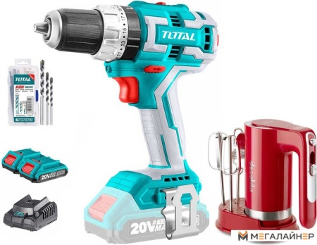 Total TOSLI23062 (шуруповерт, миксер, с 2-мя АКБ, оснастка) купить в Минске с доставкой