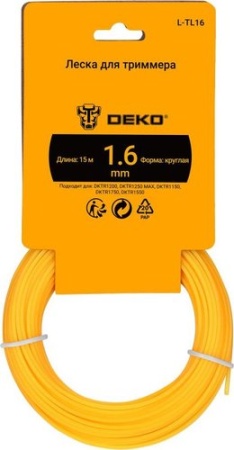 Леска для триммера Deko L-TL16 084-2026
