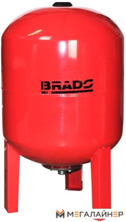 Гидроаккумулятор Brado T-80V 100л (вертикальный) купить в Минске с доставкой