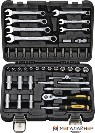 Универсальный набор инструментов Berger BG045-14 (45 предметов) купить в Минске с доставкой