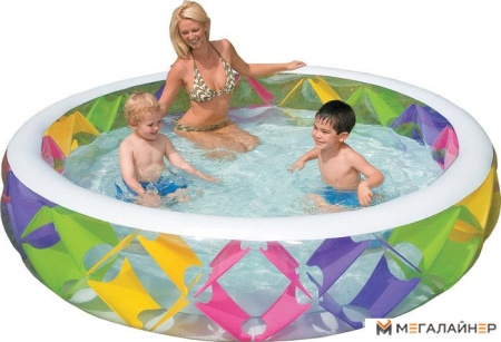 Надувной бассейн Intex Swim Center Pinwheel 229х56 (56494)