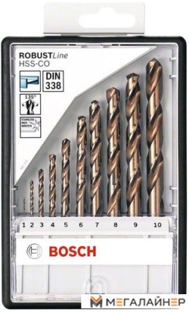 Набор оснастки Bosch 2607019925 10 предметов купить в Минске с доставкой