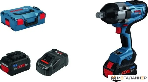 Гайковерт Bosch GDS 18V-1050 H Professional 06019J8502 (с 2-мя АКБ 8 Ah, кейс) купить в Минске с доставкой