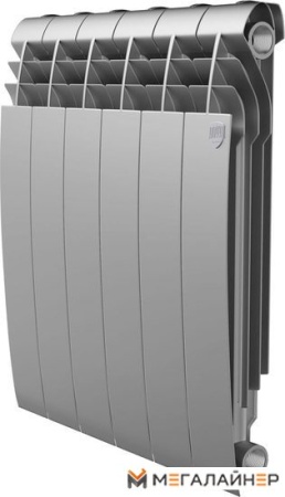 Алюминиевый радиатор Royal Thermo Biliner Alum 500 Silver Satin (6 секций)