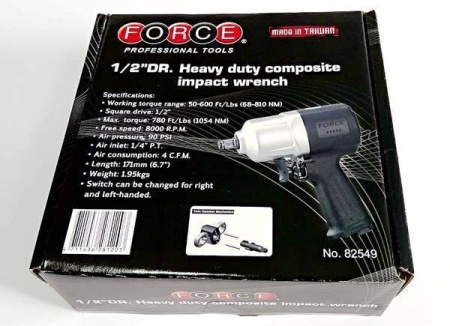 Пневматический гайковерт Force 82549 купить в Минске с доставкой