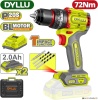 Ударная дрель-шуруповерт Dyllu DTCDP7281 (с 2-мя АКБ, кейс) купить в Минске с доставкой