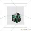 Купить Лазерный нивелир ADA Instruments Cube 3-360 Green Professional Edition А00573 в Минске с доставкой