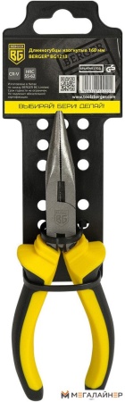 Длинногубцы Berger Изогнутые 160мм BG1213 купить в Минске с доставкой