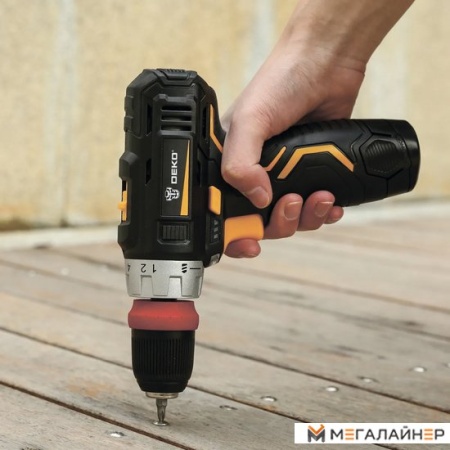 Дрель-шуруповерт Deko GCD12DU3 063-4038 (с 1-им АКБ) купить в Минске с доставкой