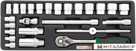 Набор торцевых головок Toptul GCAT2502 25 предметов купить в Минске с доставкой