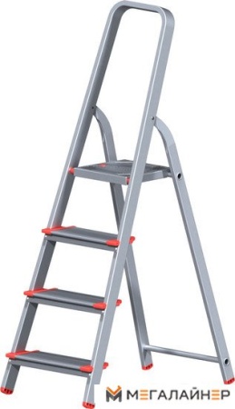 Лестница-стремянка Новая высота NV 511 алюминиевая индустриальная 4 ступени (5110104) купить в Минске с доставкой