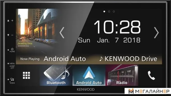 USB-магнитола Kenwood DMX7018BTS