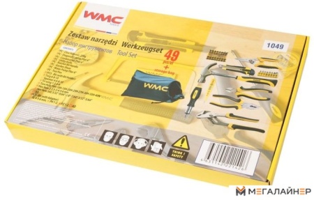 Универсальный набор инструментов WMC Tools 1049 (49 предметов) купить в Минске с доставкой