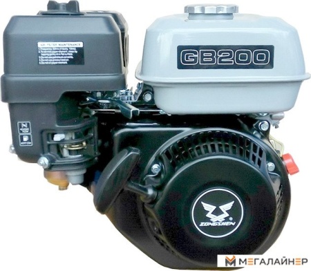 Бензиновый двигатель Zongshen GB200Q 1T90QW200 купить в Минске с доставкой